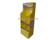 Yellow Recyclable Cardboard Stand Up Display Personalized Lightduty Weight