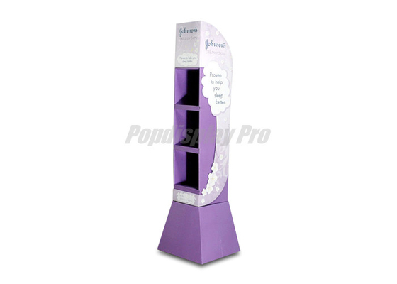Advertising Cardboard Point Of Sale Display Units Elegant With Square False Base