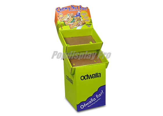 Eco Friendly Cardboard Dump Bins Stylish 2 Trays Seated On Base